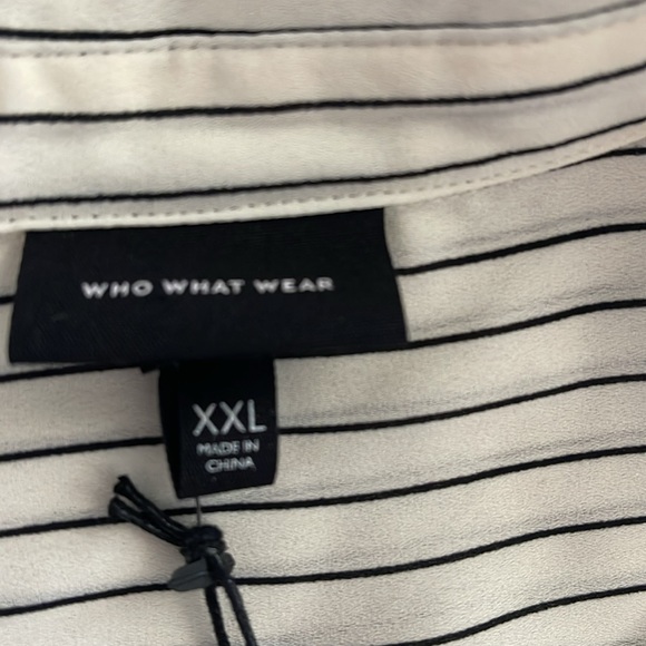 Striped Button-Up Blouse - Picture 3 of 6